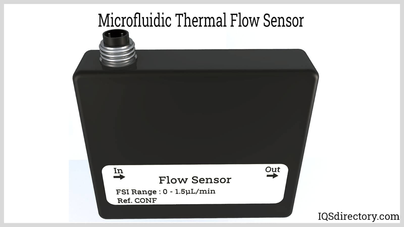 Microfluidic Thermal Flow Sensor