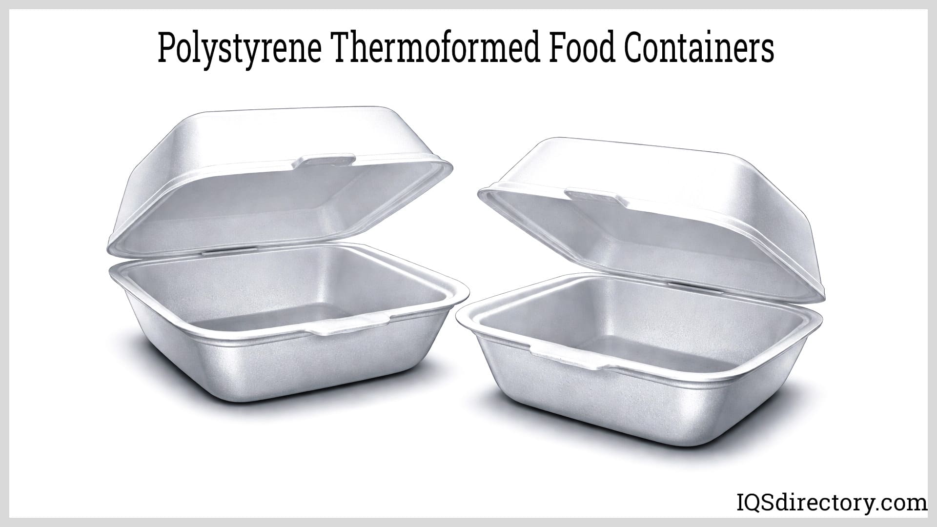 Polystyrene Thermoformed Food Containers