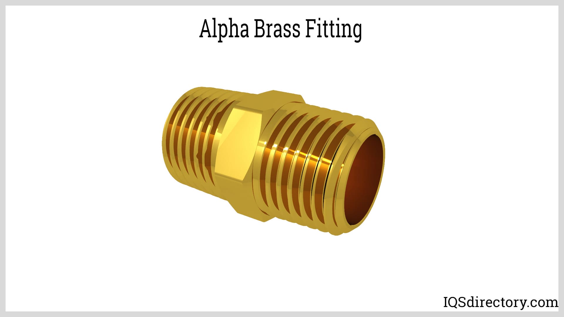Alpha Brass Fitting