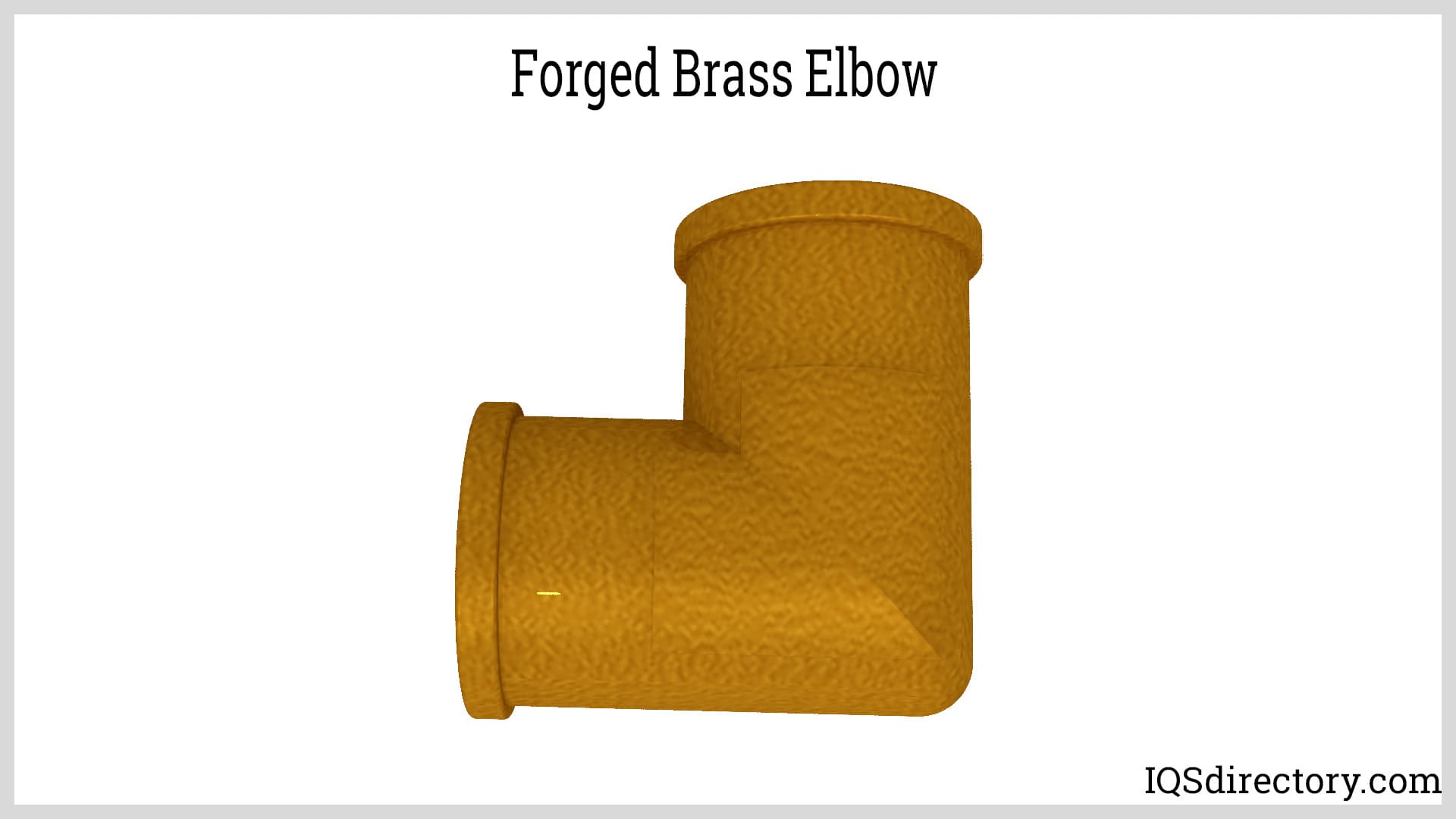 Forged Brass Elbow