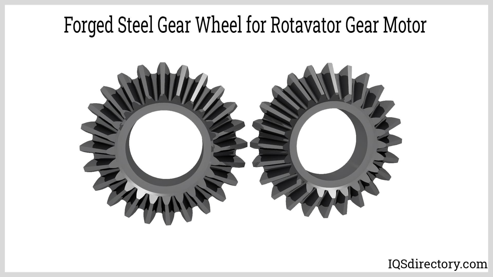Forged Steel Gear Wheel for Rotavator Gear Motor