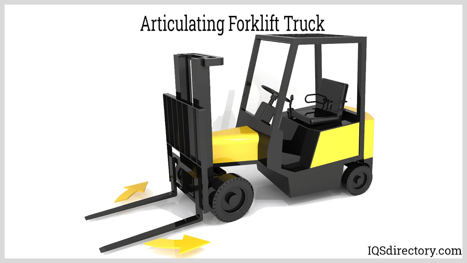 Articulating Forklift Truck