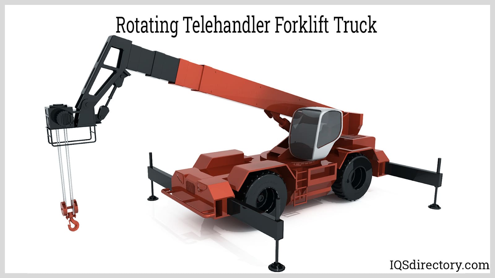 Rotating Telehandler Forklift Truck