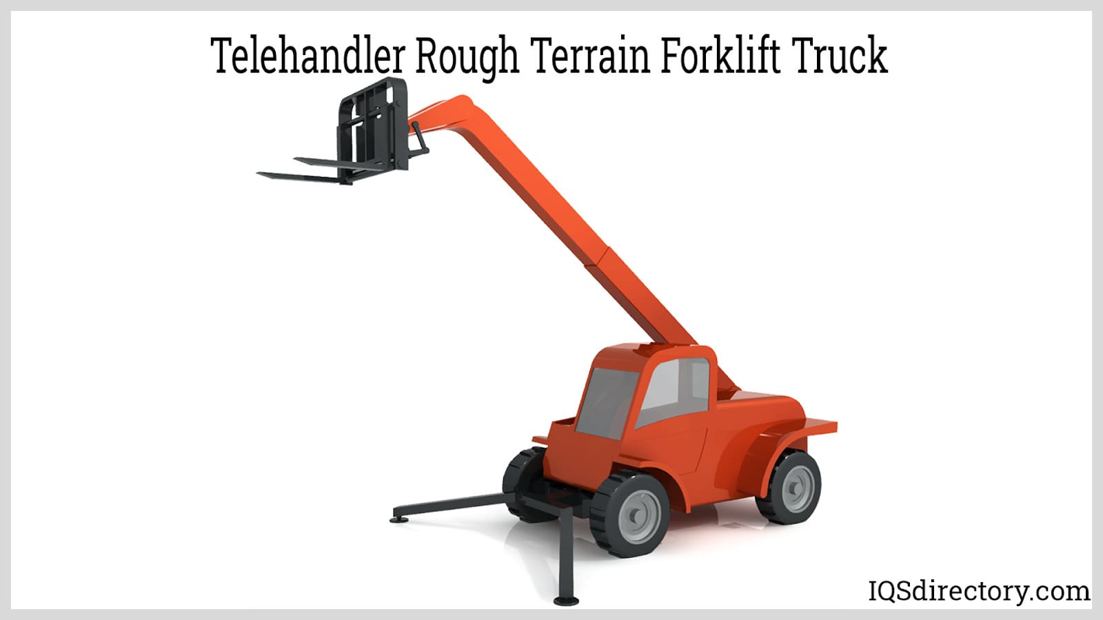 Telehandler Rough Terrain Forklift Truck