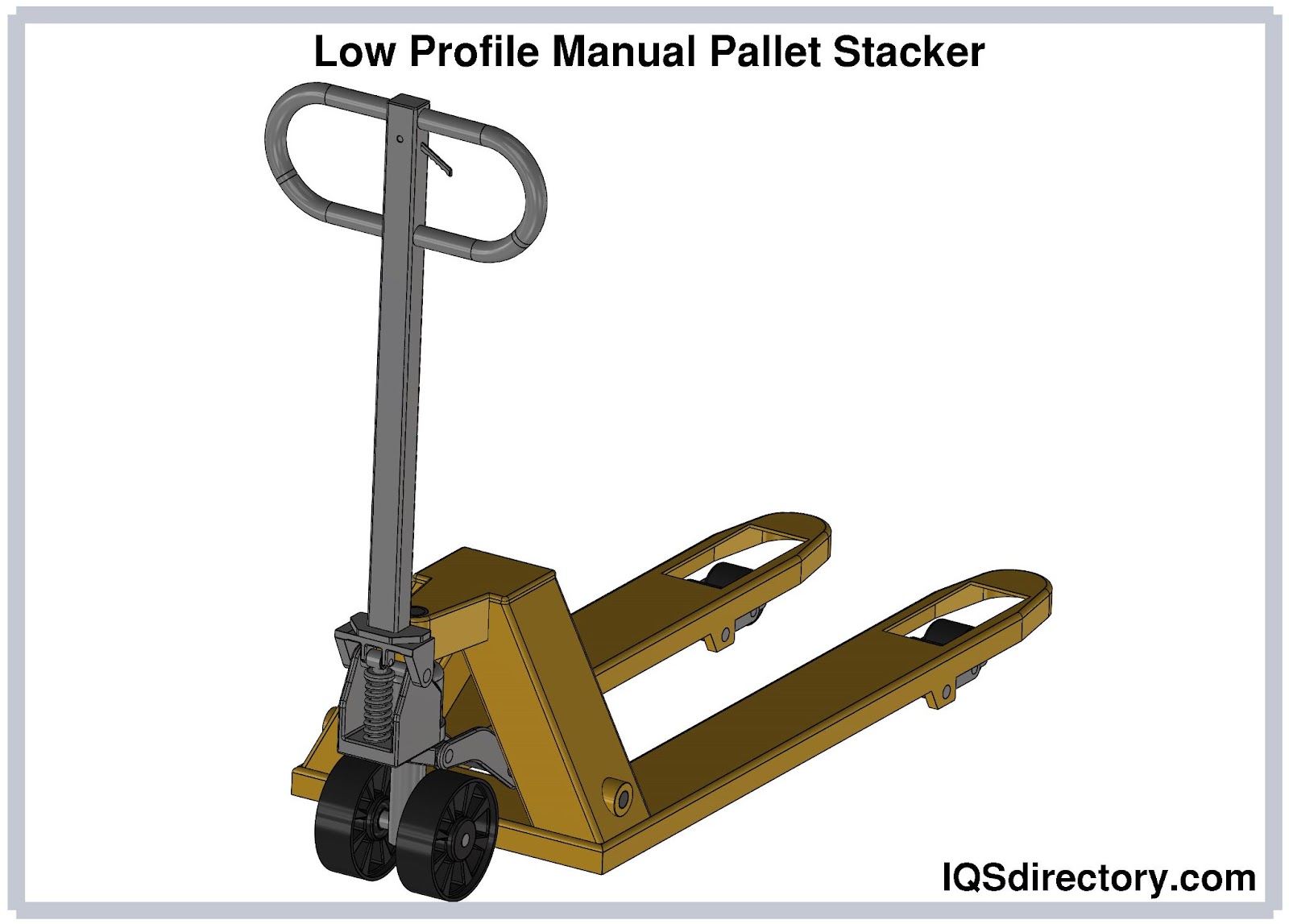 Low Profile Manual Pallet Stacker