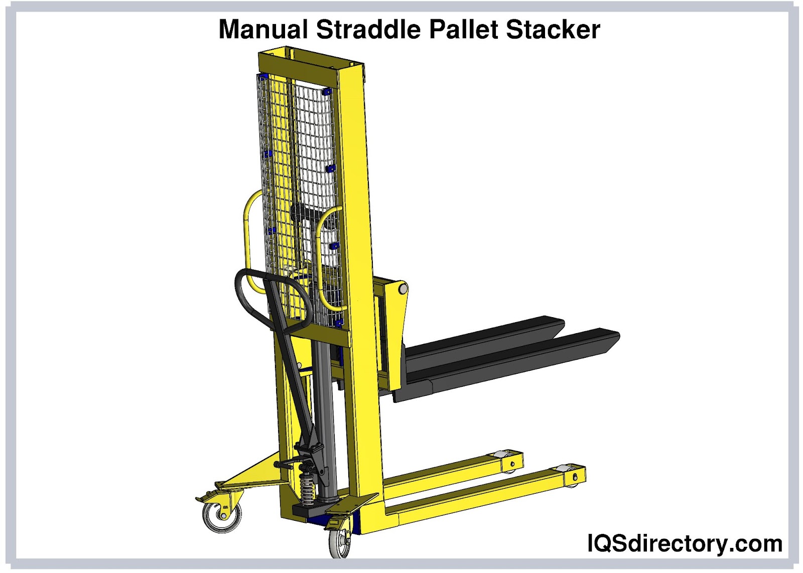 Manual Straddle Pallet Stacker