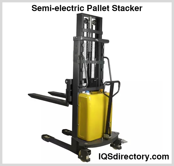 Semi-electric Pallet Stacker
