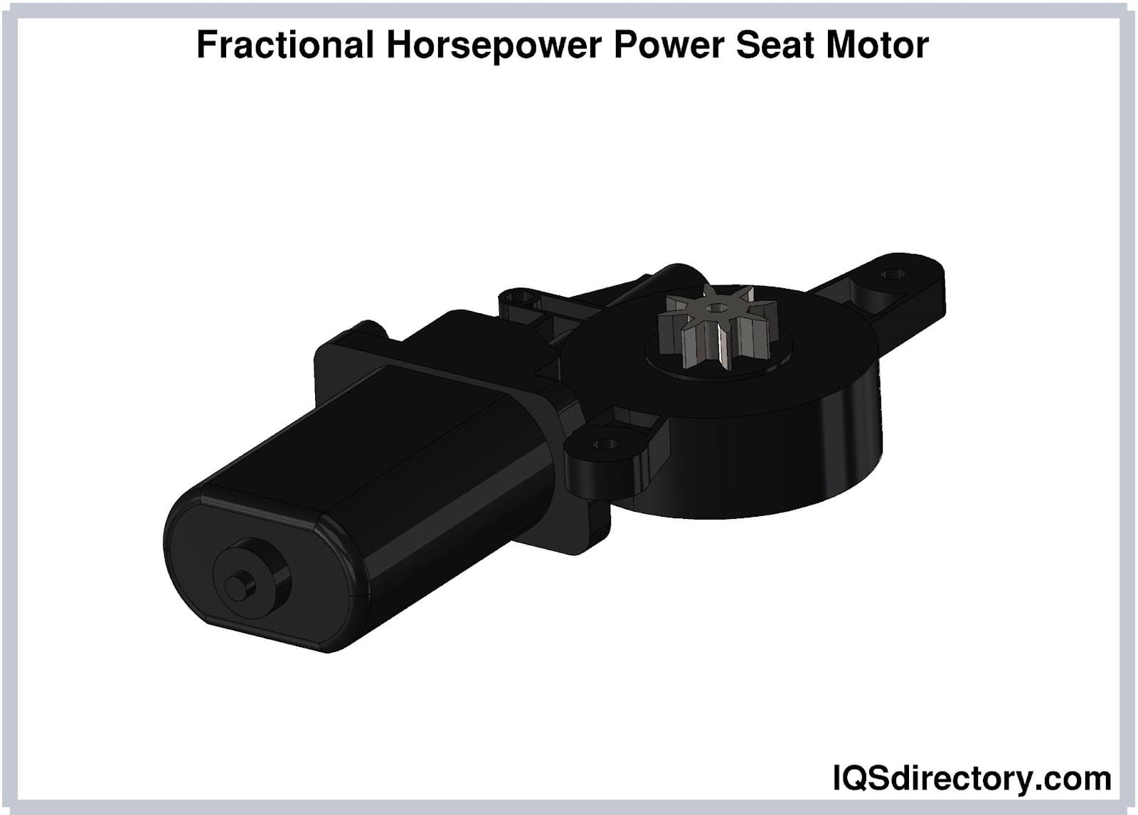 Fractional Horsepower Power Seat Motor