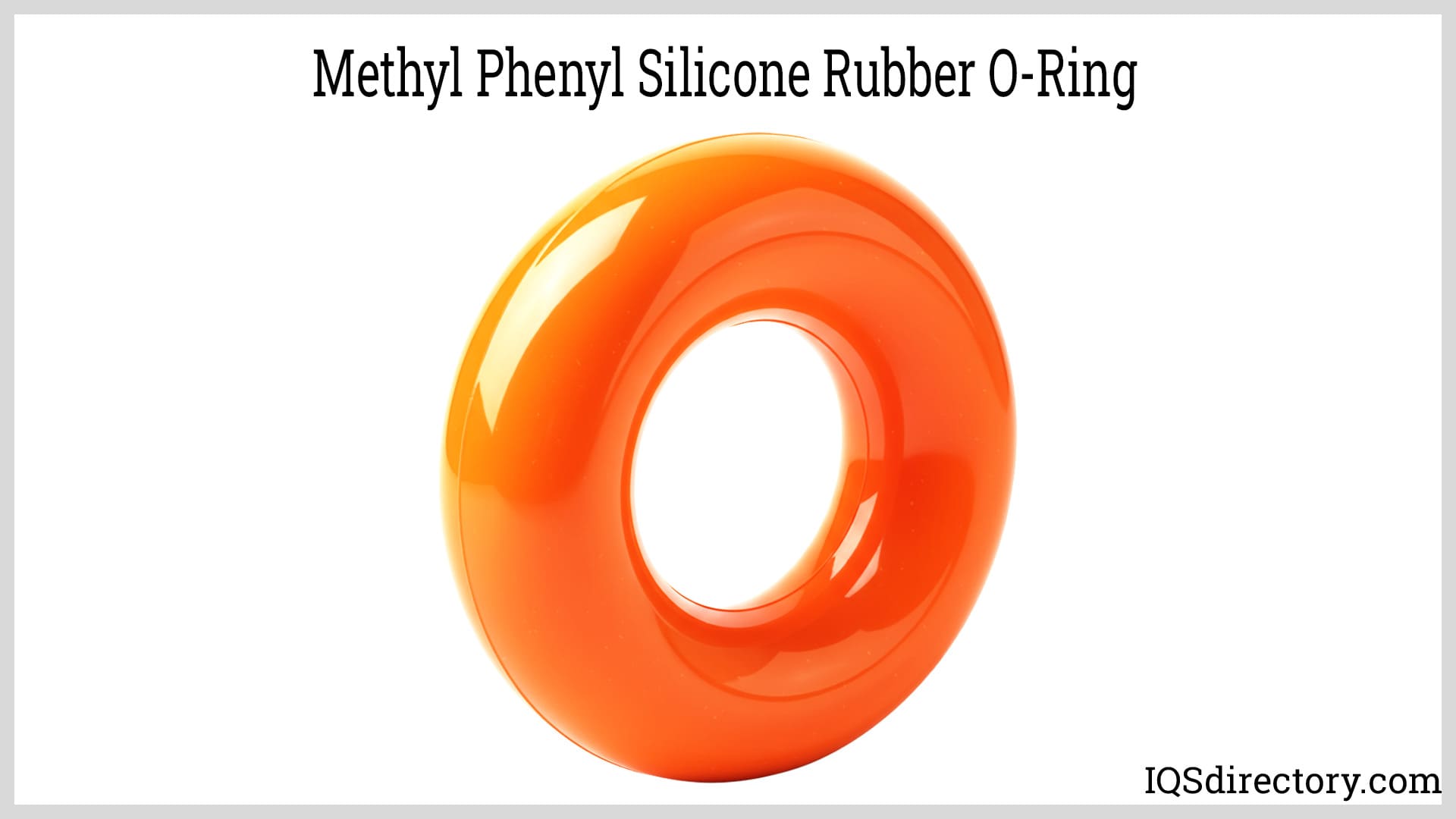 Methyl Phenyl Silicone Rubber O-Ring