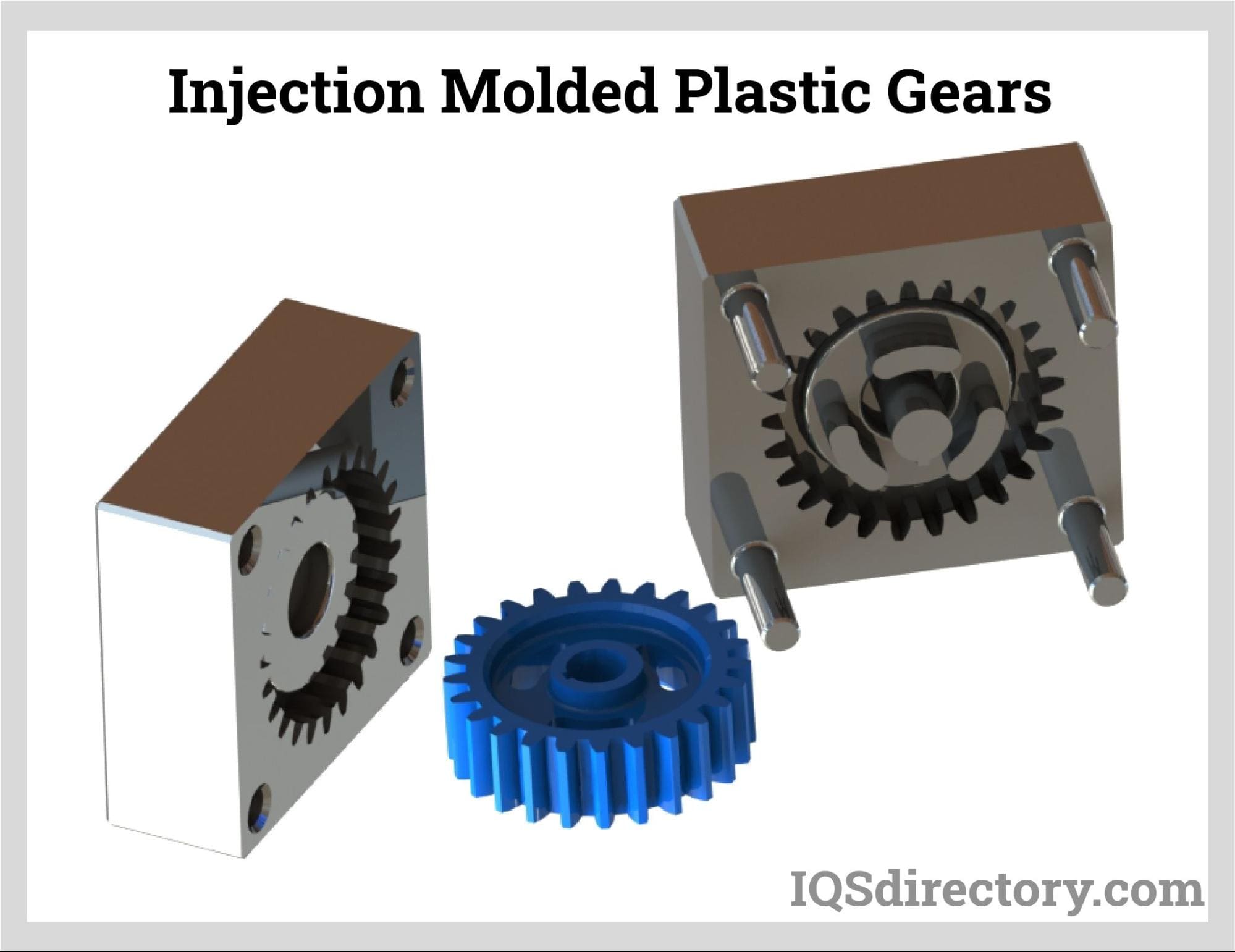  Injection Molded Plastic Gears