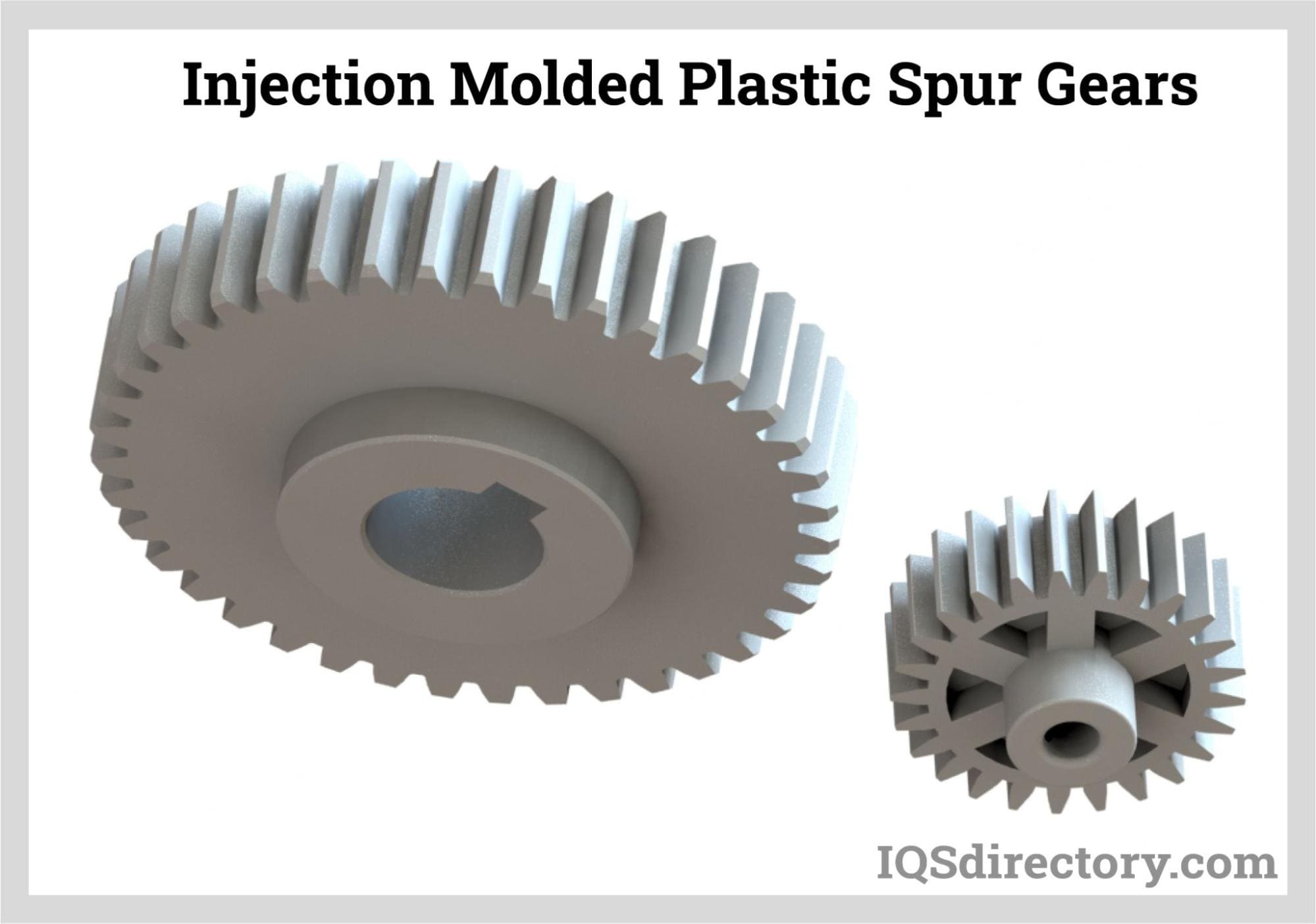  Injection Molded Plastic Spur Gears