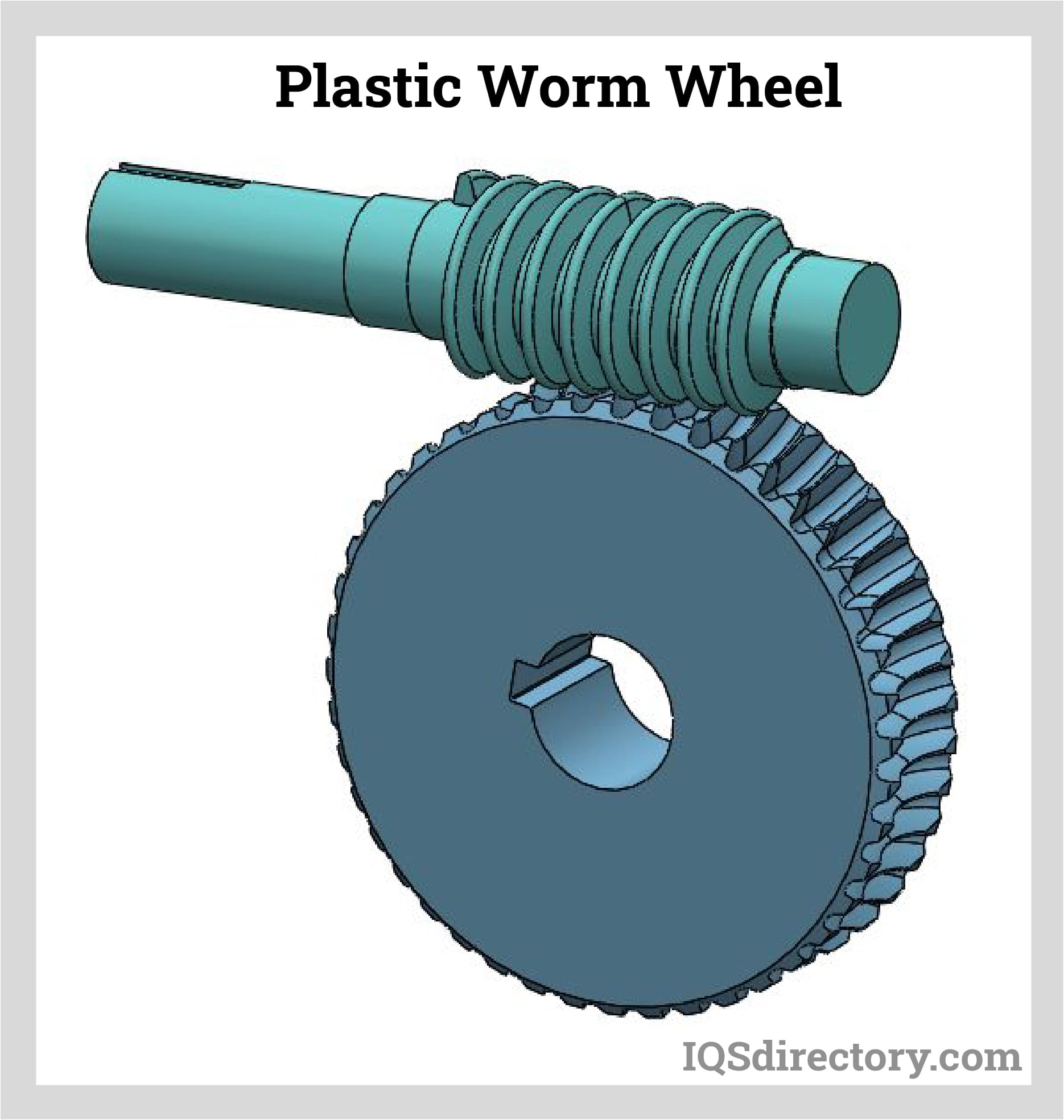 Plastic Worm Wheel