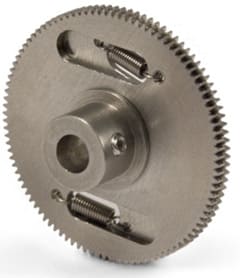 Backlash Gear with Extension Springs