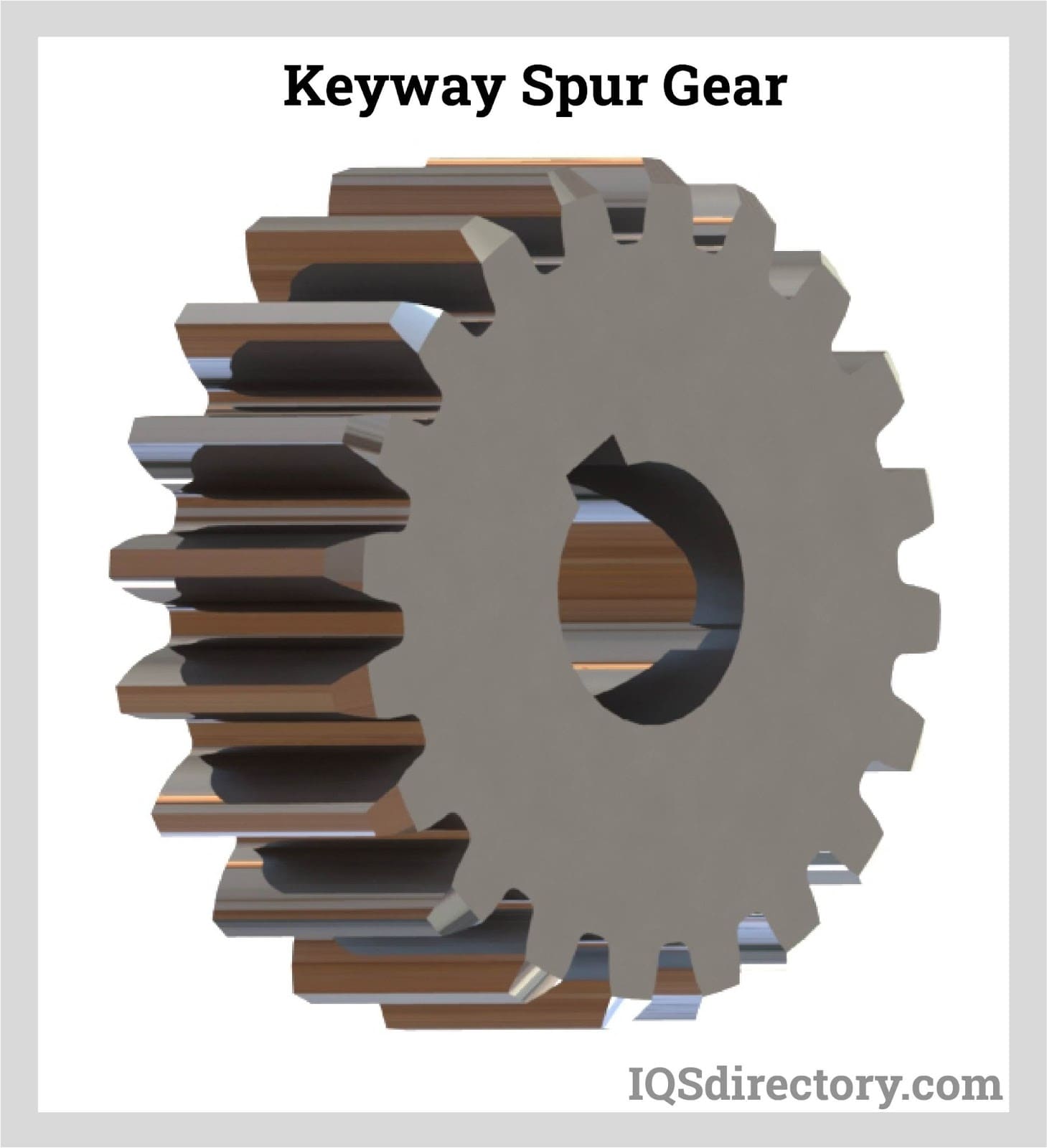 Keyway Spur Gear