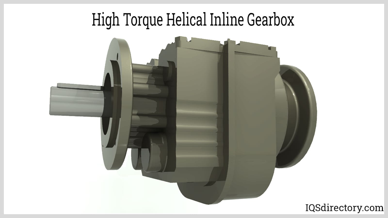 High Torque Helical Inline Gearbox