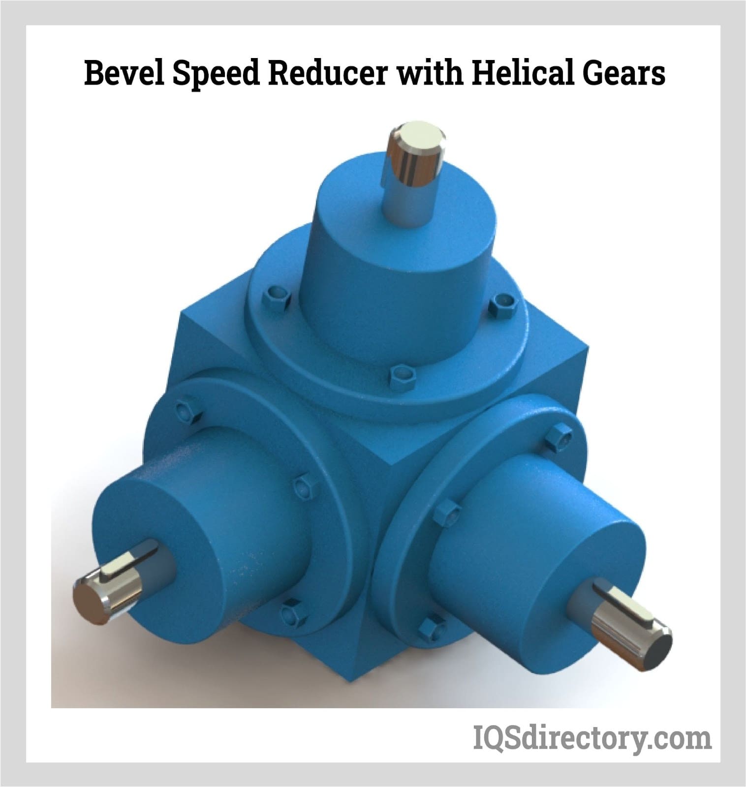 Bevel Speed Reducer with Helical Gears