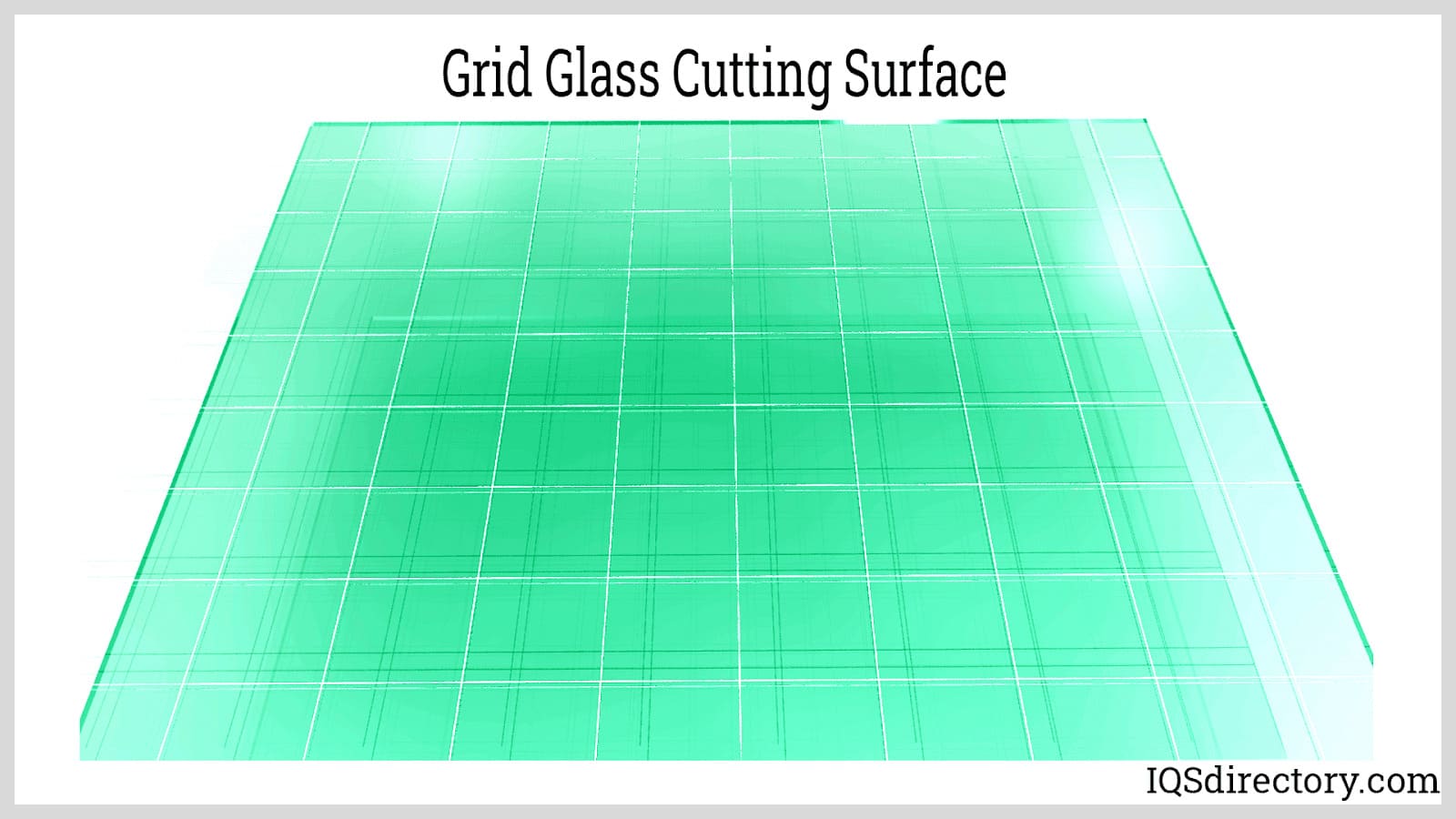 Grid Glass Cutting Surface