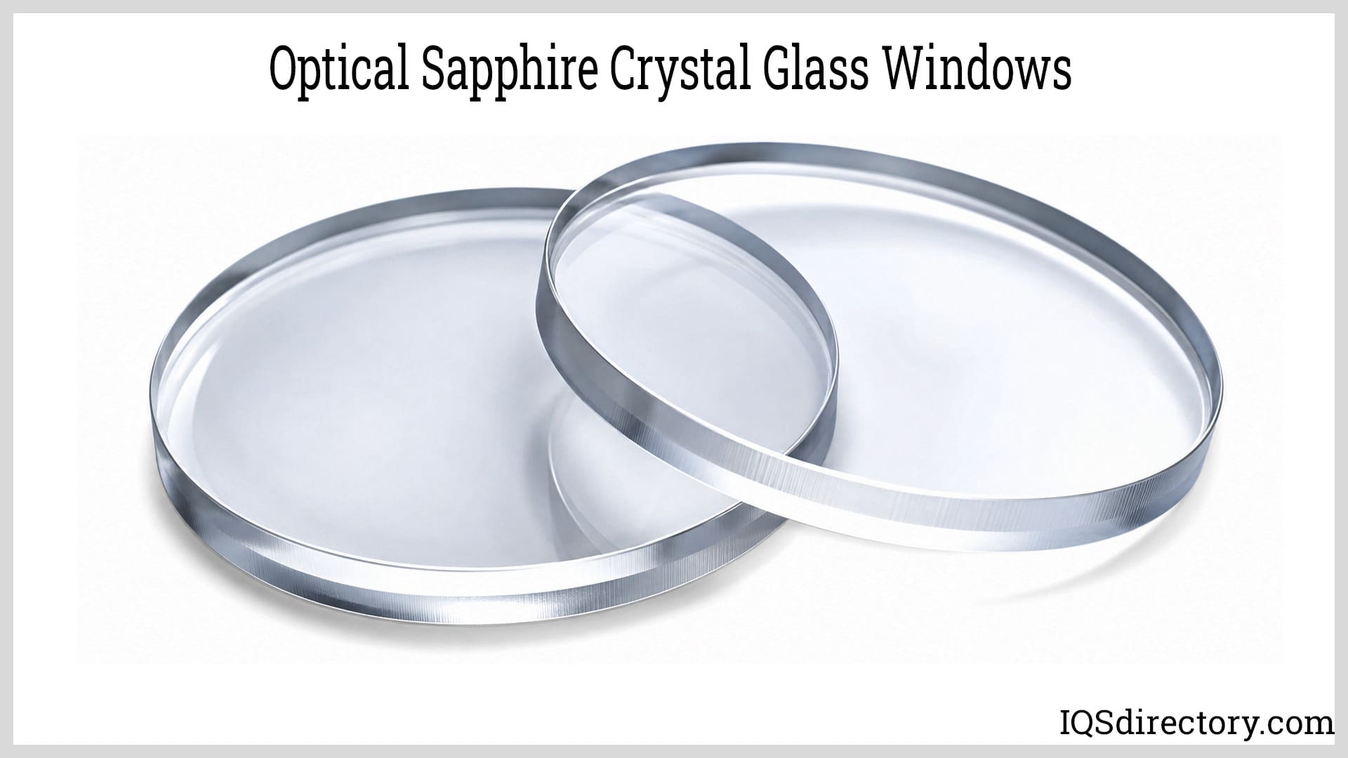 Optical Sapphire Crystal Glass Windows