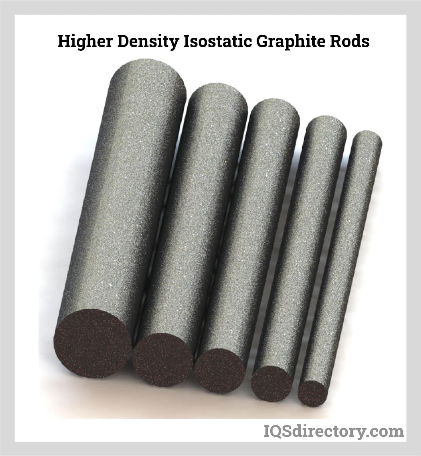 Higher Density Isostatic Graphite Rods