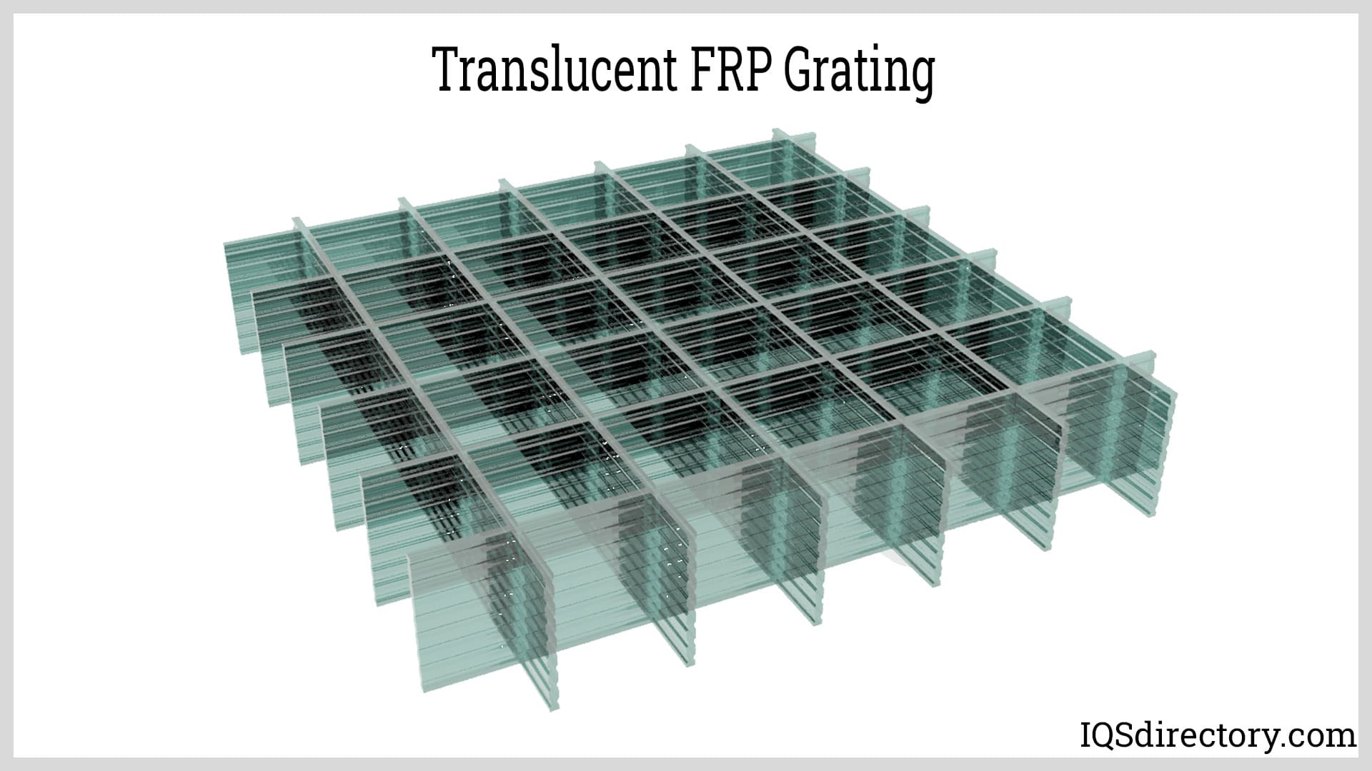 Translucent FRP Grating