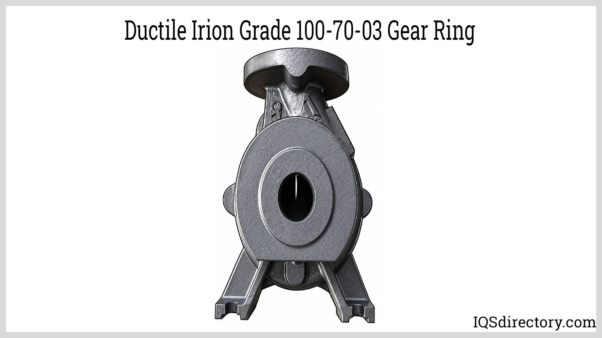 Ductile Irion Grade 100-70-03 Gear Ring