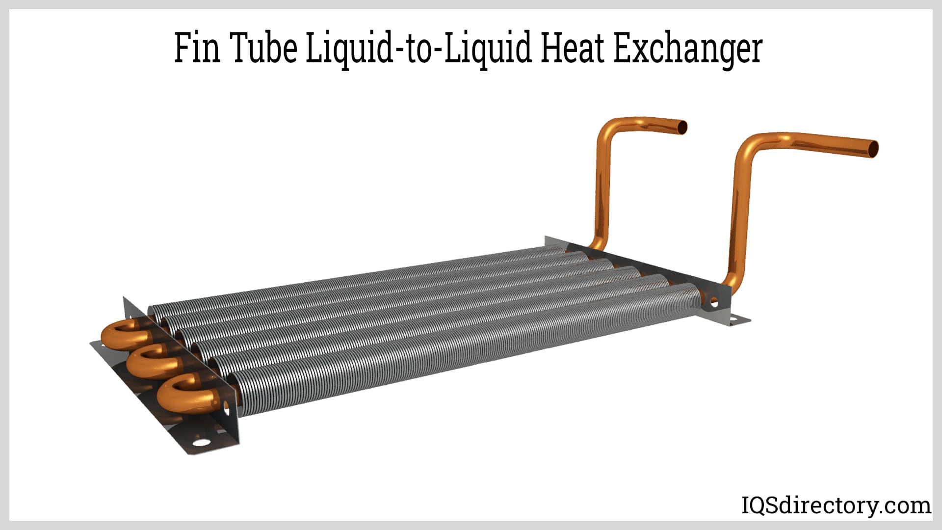 Fin Tube Liquid-to-Liquid Heat Exchanger