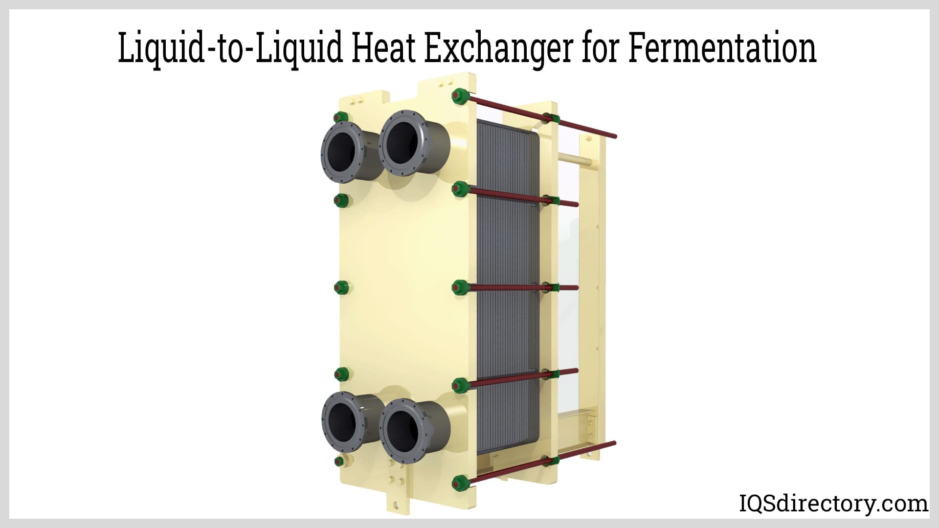 Liquid-to-Liquid Heat Exchanger for Fermentation