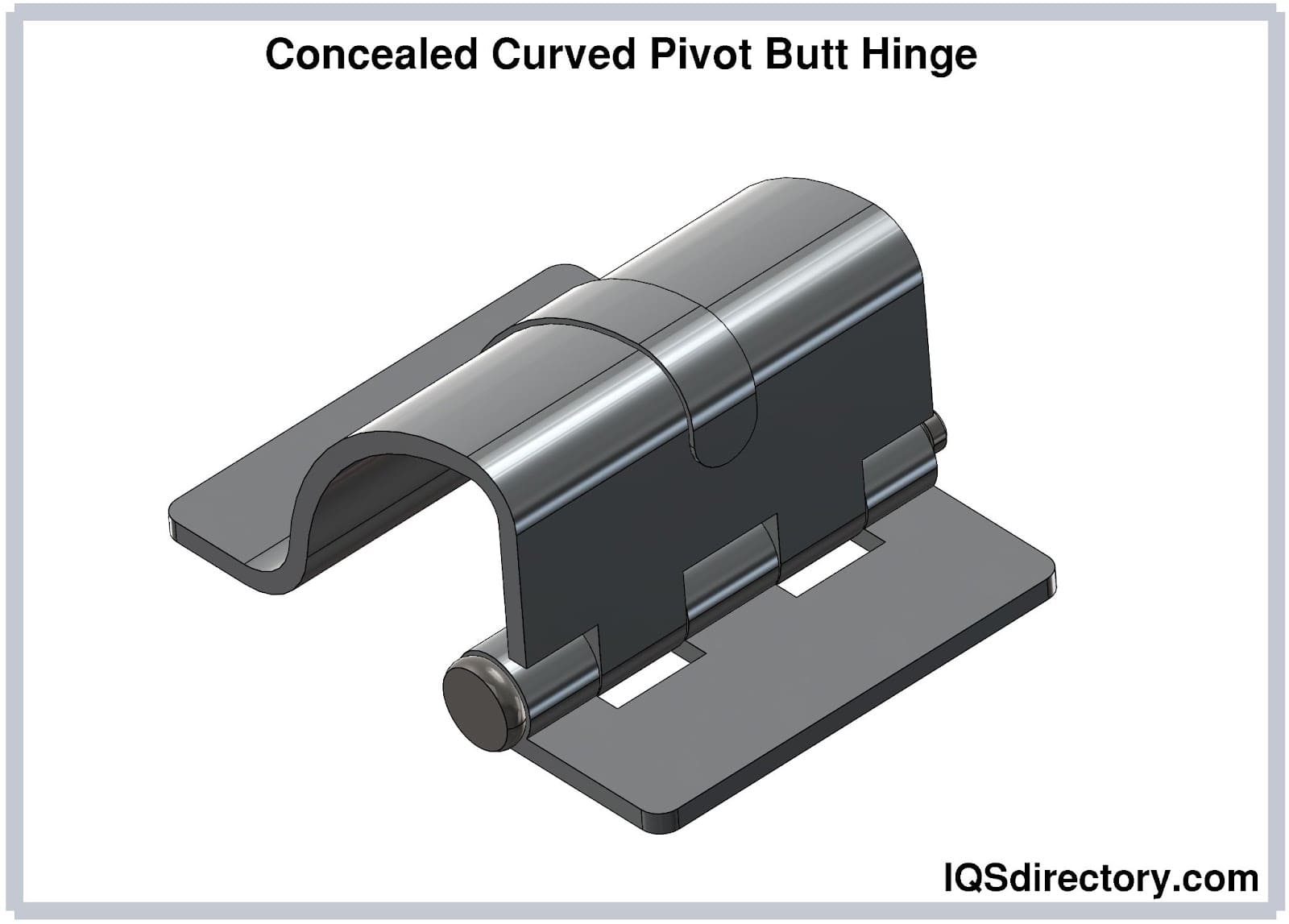 Concealed Curved Pivot Butt Hinge
