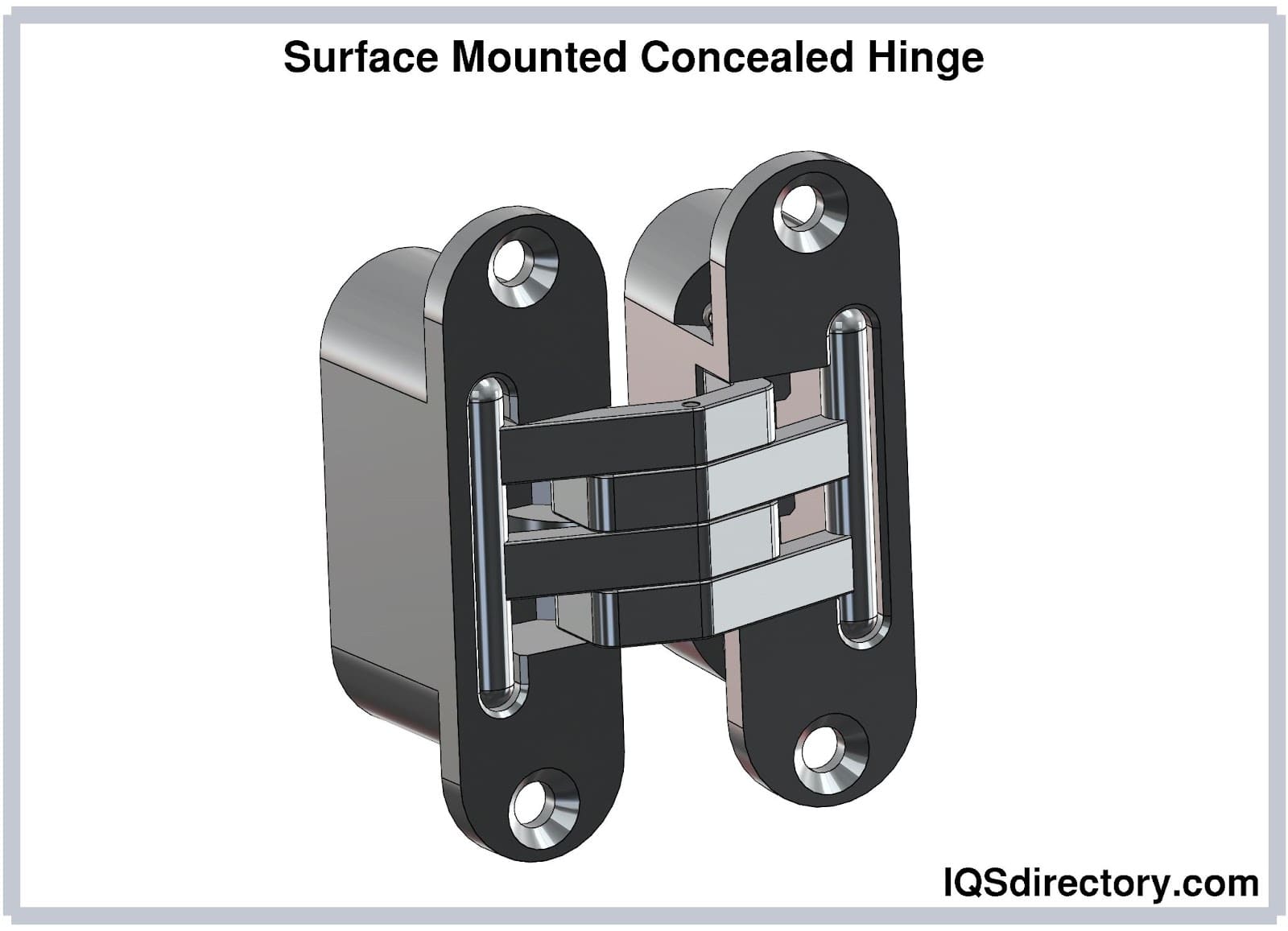 Surface Mounted Concealed Hinge