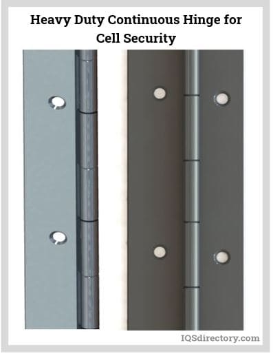 Heavy Duty Continuous Hinge for Cell Security