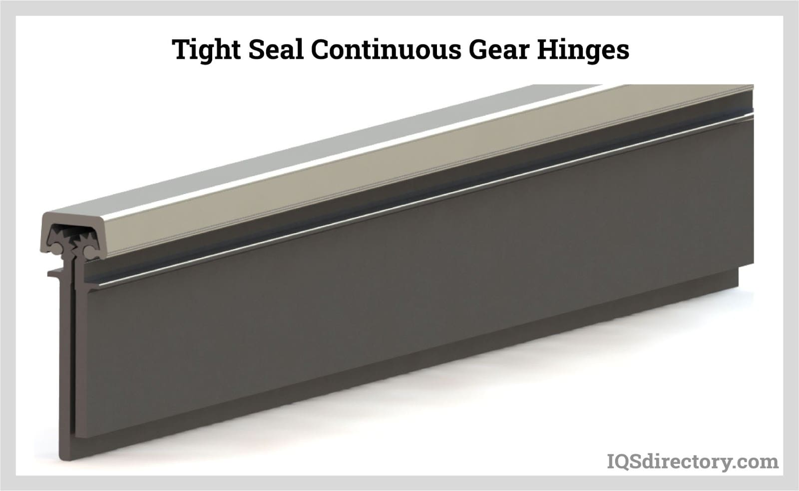 Tight Seal Continuous Gear Hinges