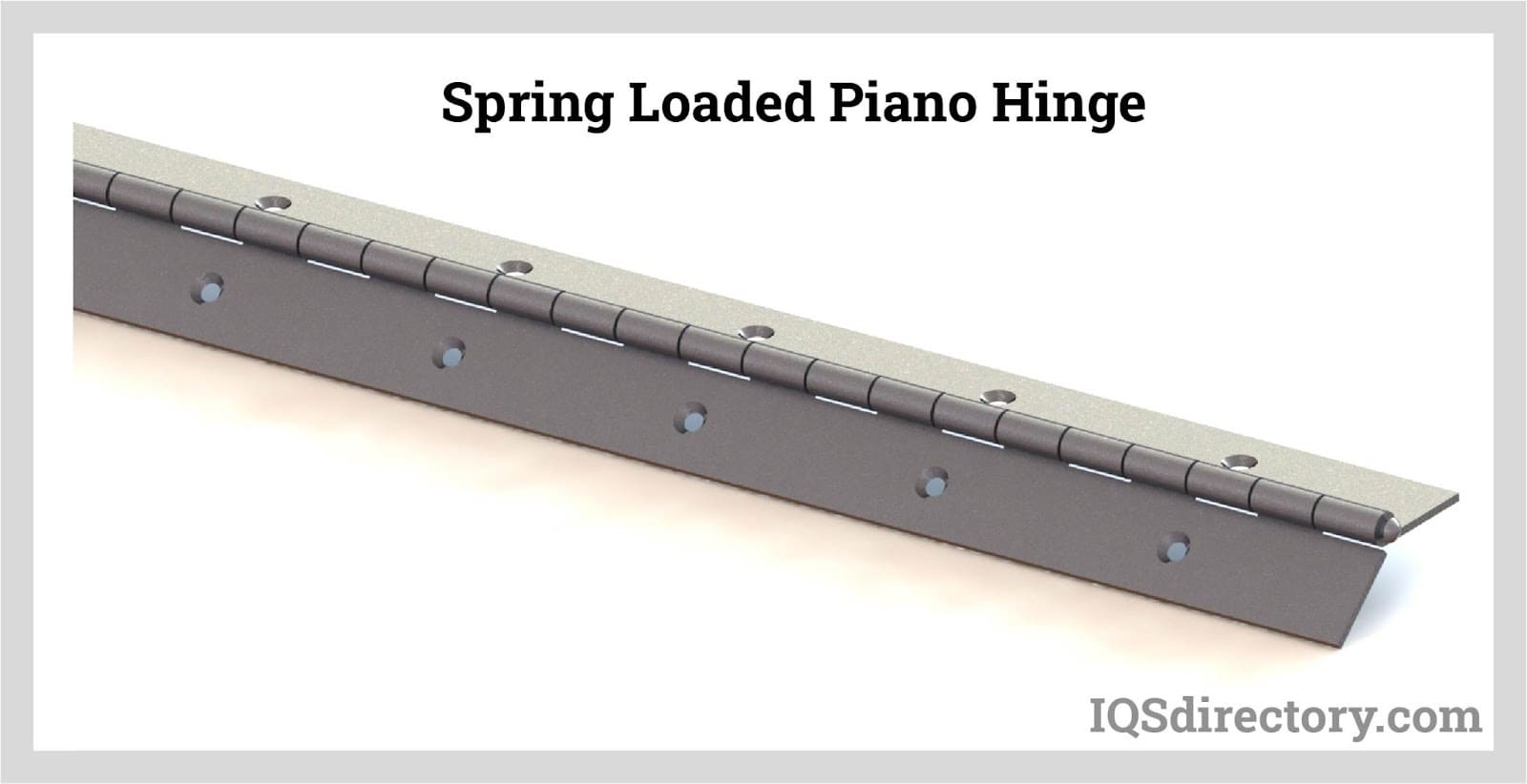 Spring Loaded Piano Hinge