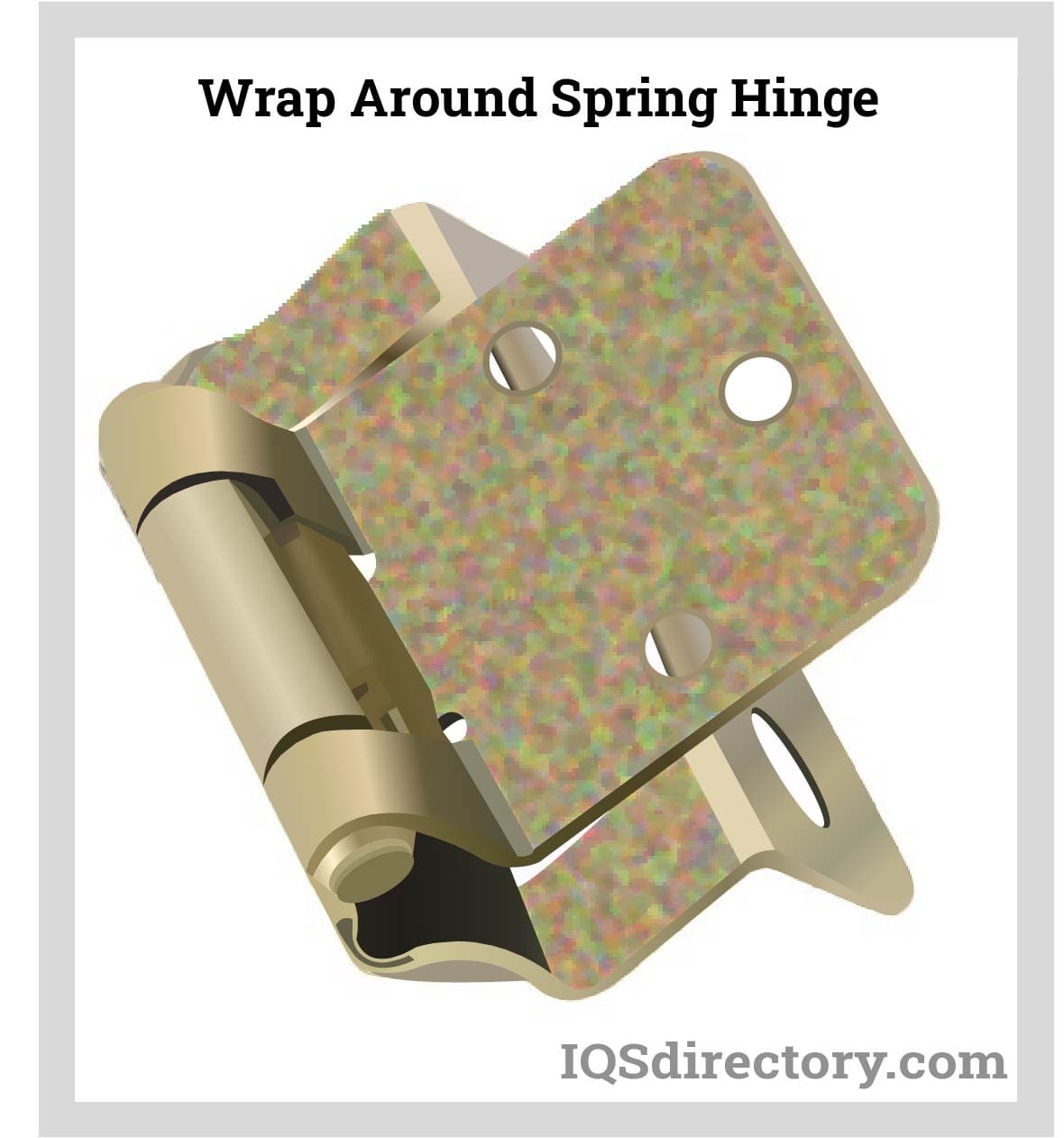 Wrap Around Spring Hinge