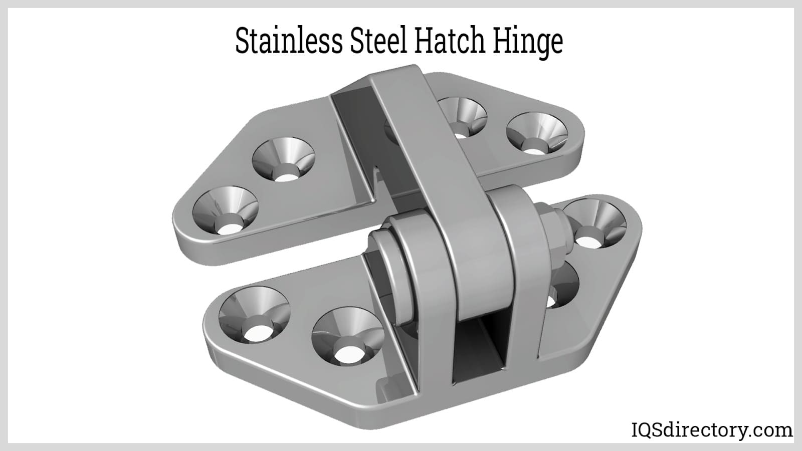 Stainless Steel Heavy Duty Flush Table Hinge 316 Marine Grade