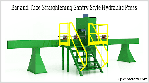 Bar and Tube Straightening Gantry Style Hydraulic Press