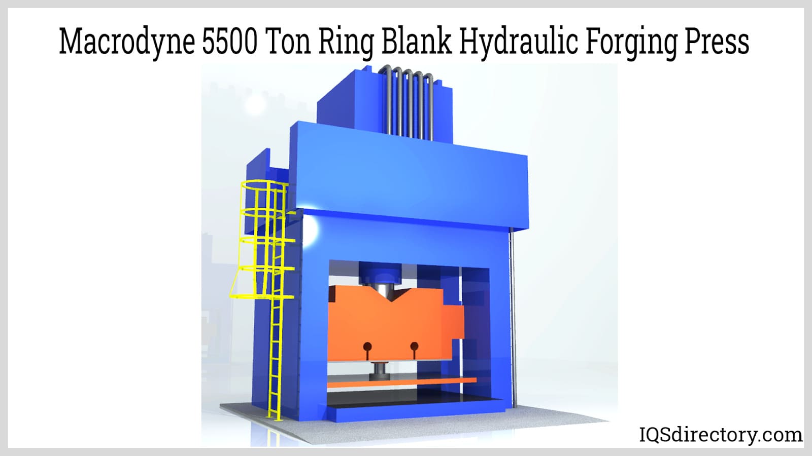 Macrodyne 5500 Ton Ring Blank Hydraulic Forging Press