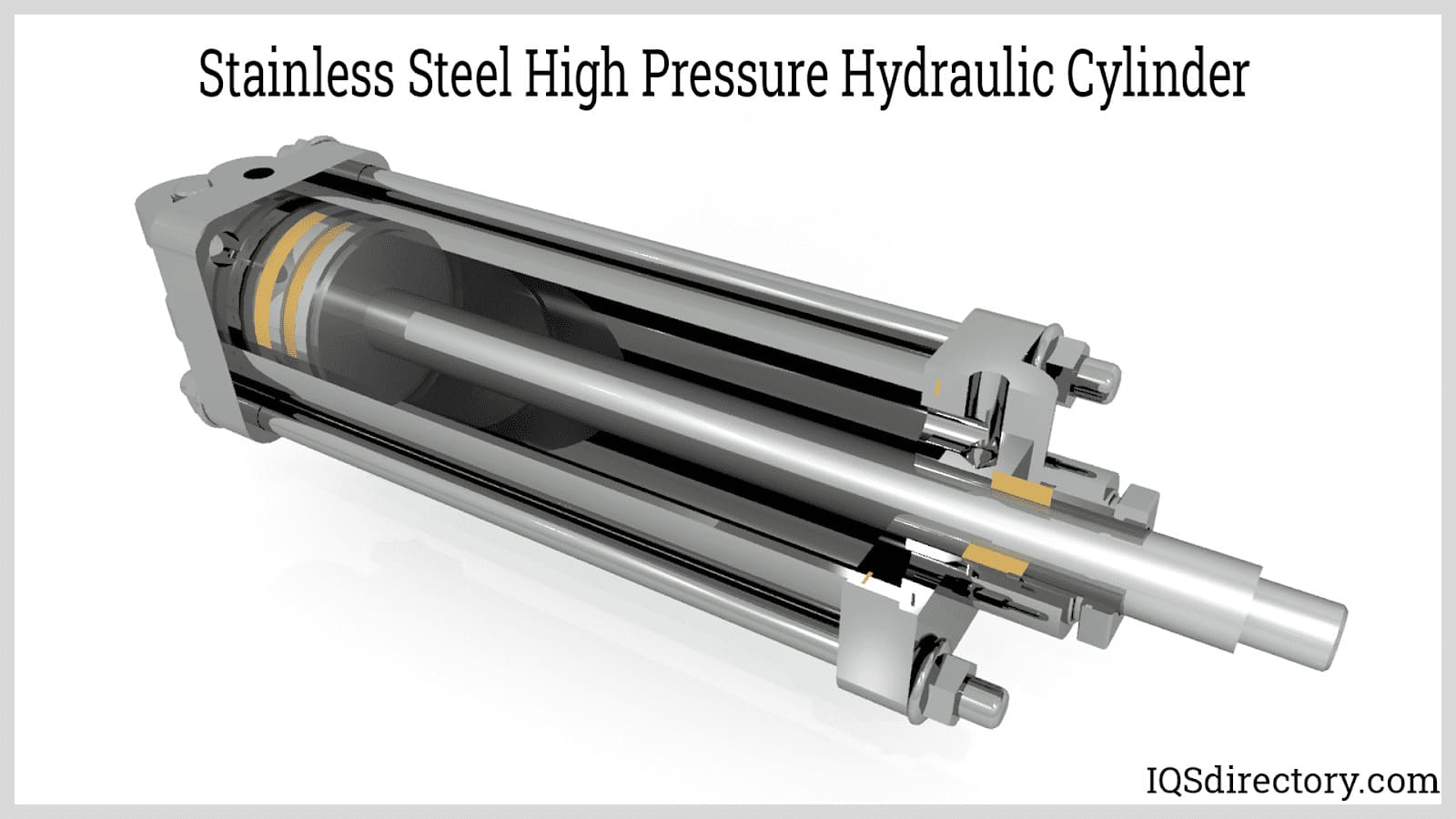Stainless Steel High Pressure Hydraulic Cylinder