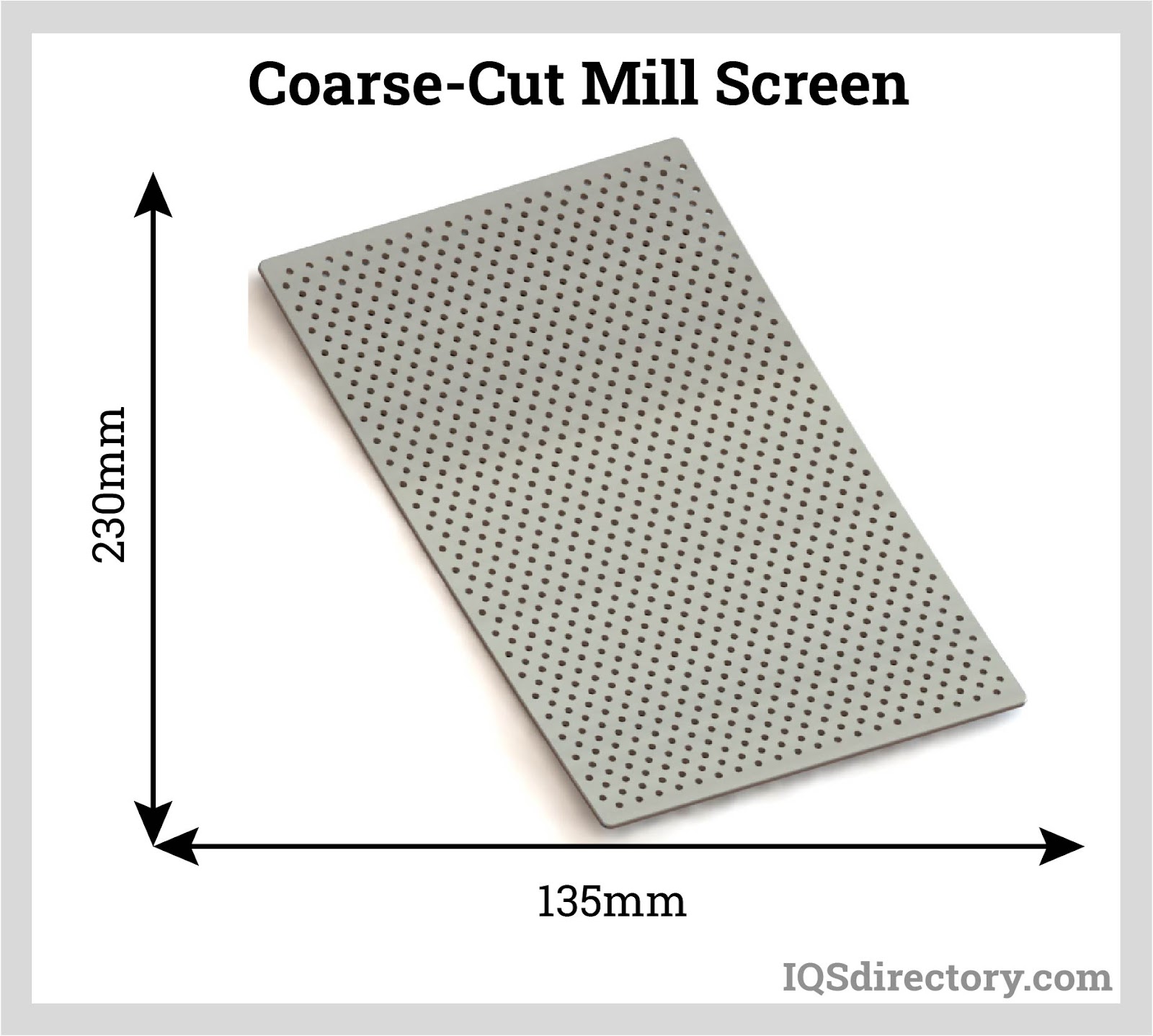 Coarse-Cut Mill Screen