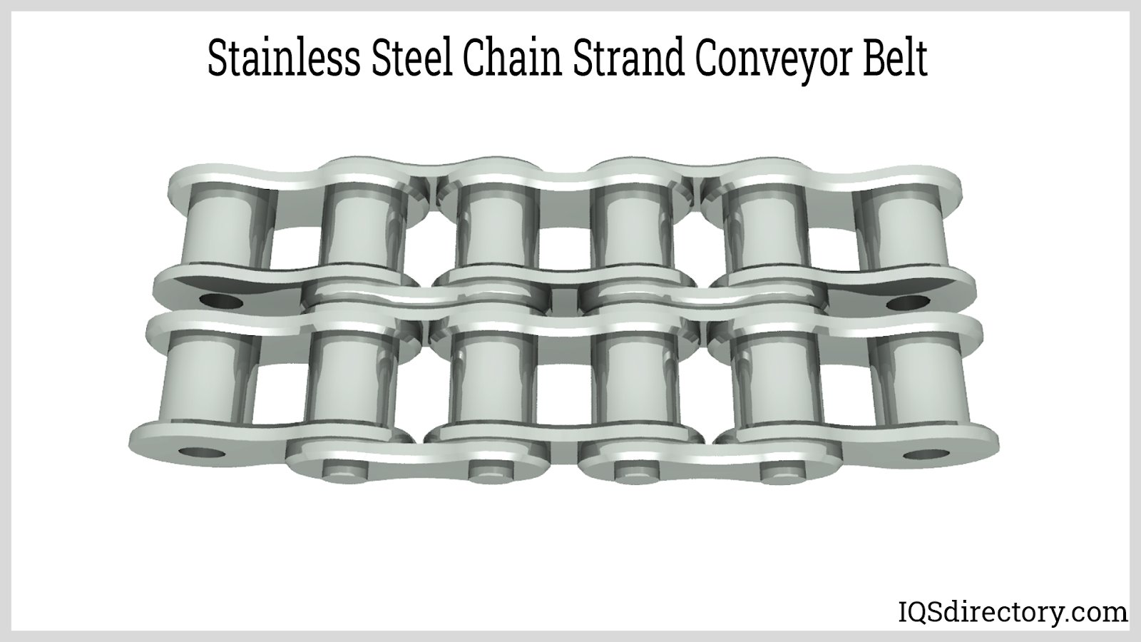 Stainless Steel Chain Strand Conveyor Belt