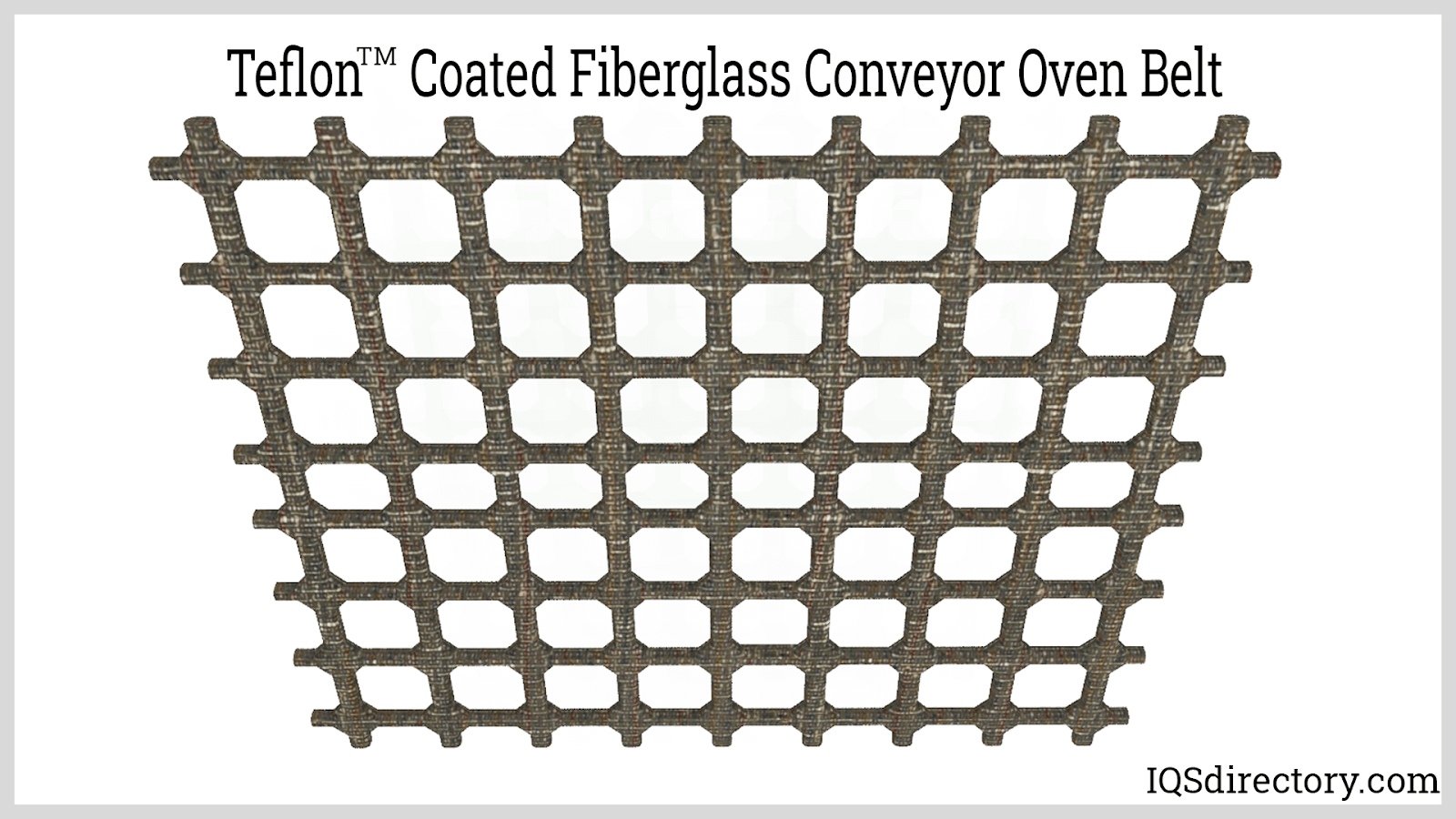 TeflonTM Coated Fiberglass Conveyor Oven Belt