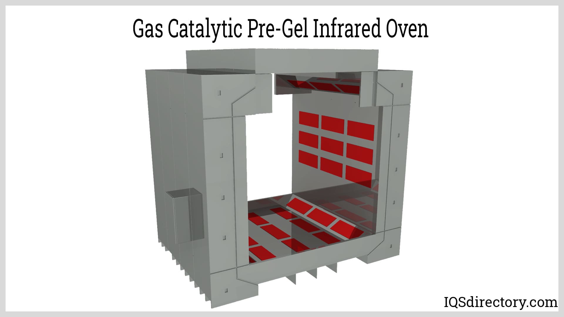 Gas Catalytic Pre-Gel Infrared Oven