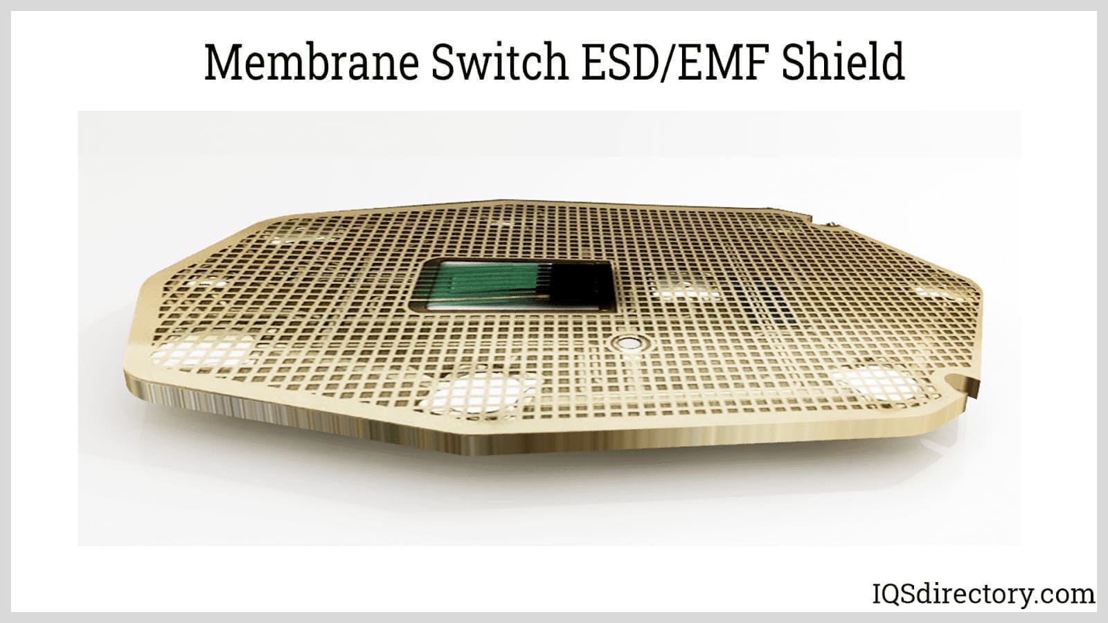 Membrane Switch ESD EMF Shield