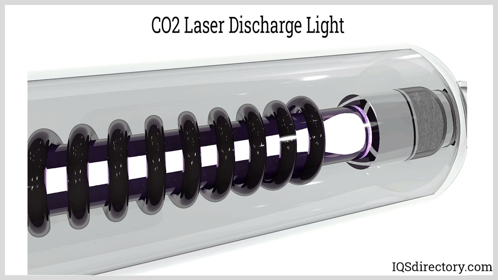 CO2 Laser Discharge Light