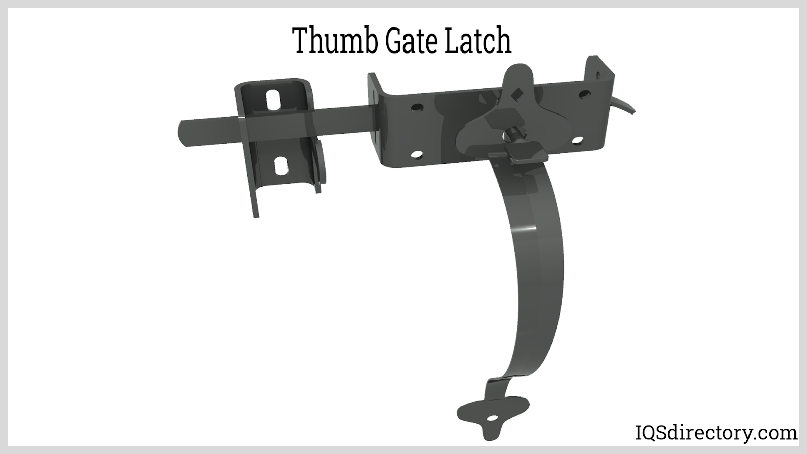 Thumb Gate Latch