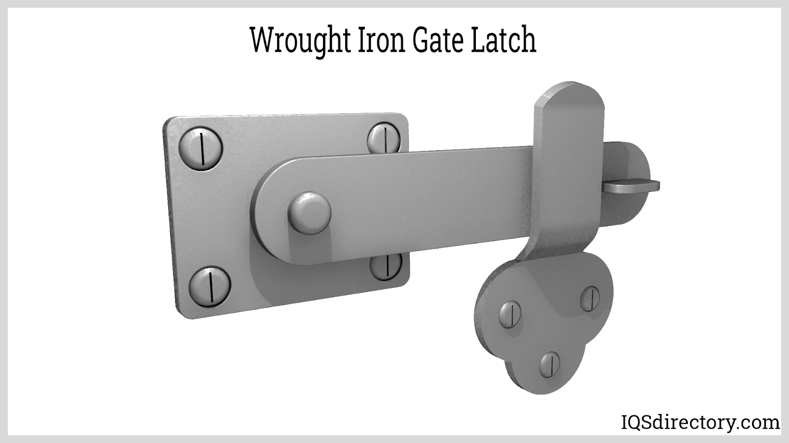 Wrought Iron Gate Latch