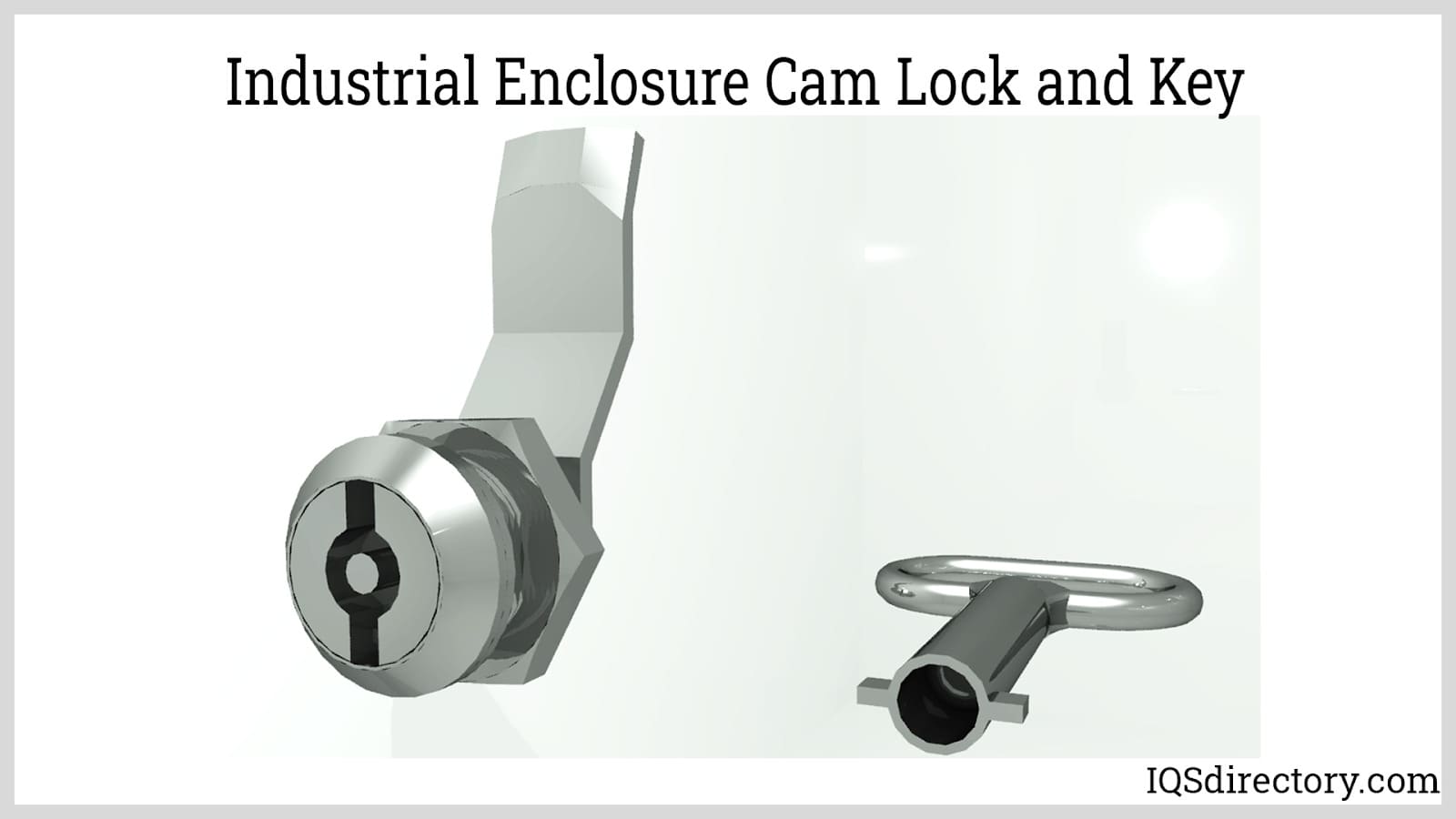 Industrial Enclosure Cam Lock and Key