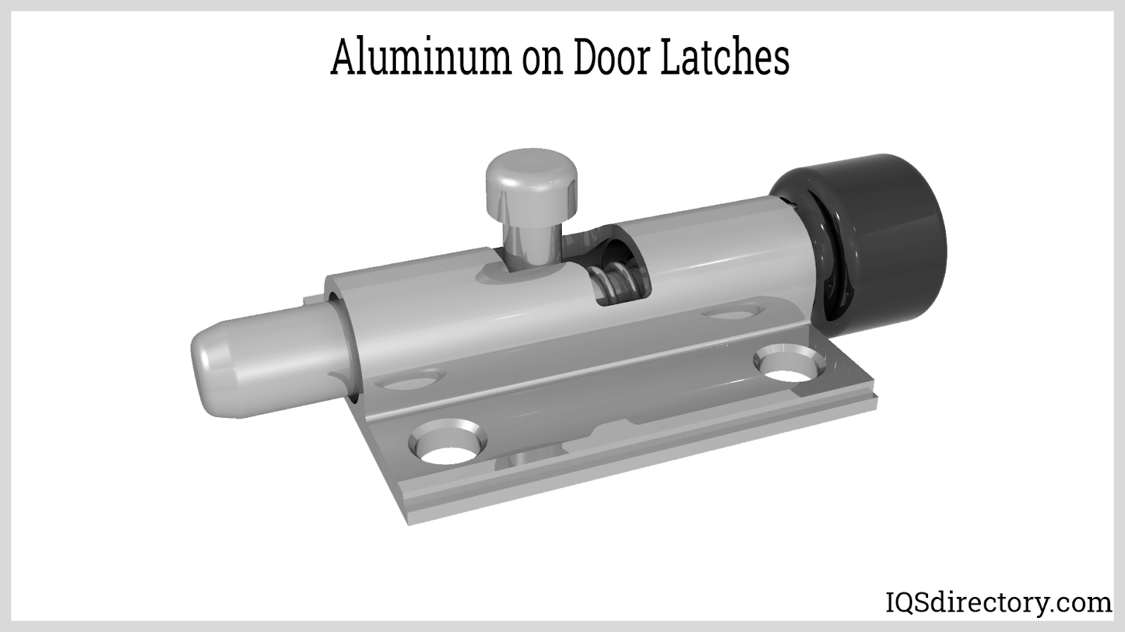 Aluminum on Door Latches