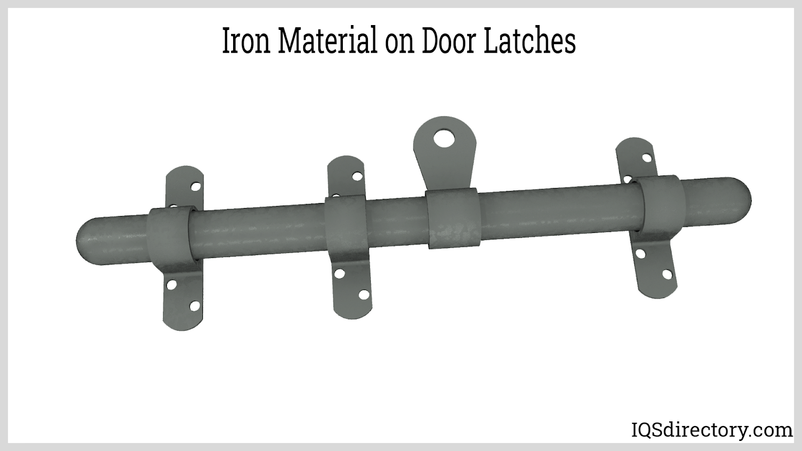 Iron Material on Door Latches