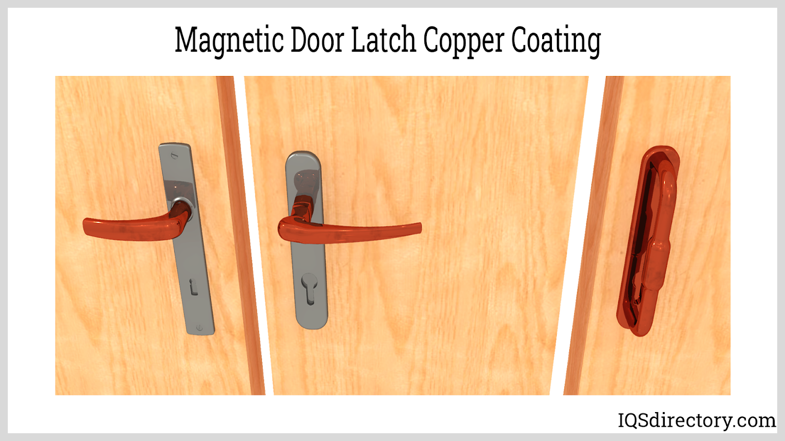 Magnetic Door Latch Copper Coating