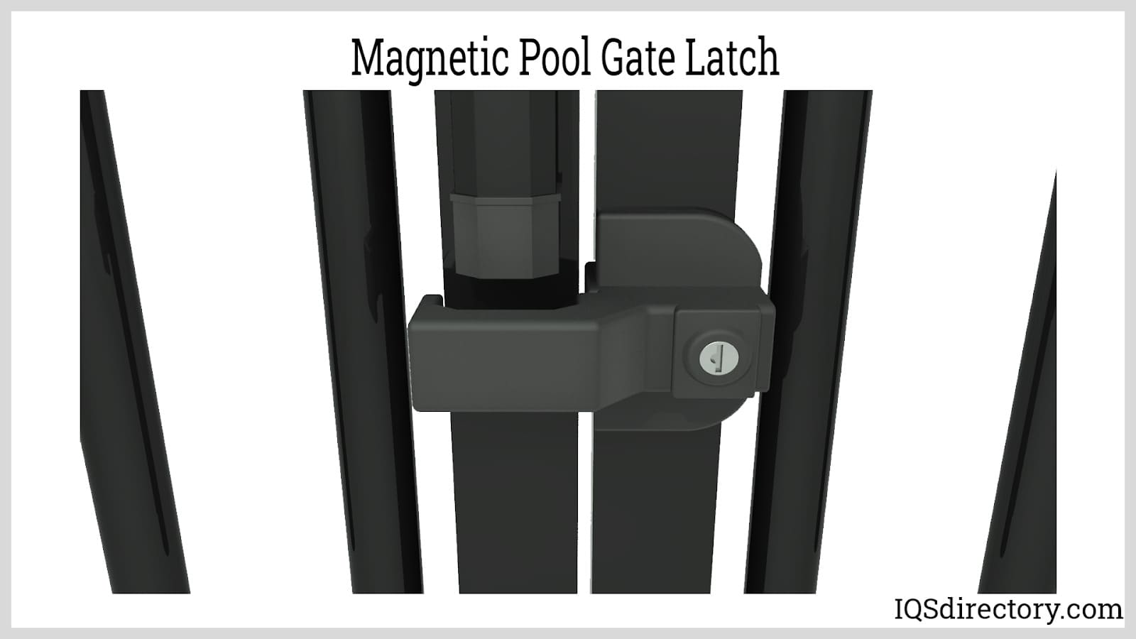 Magnetic Pool Gate Latch